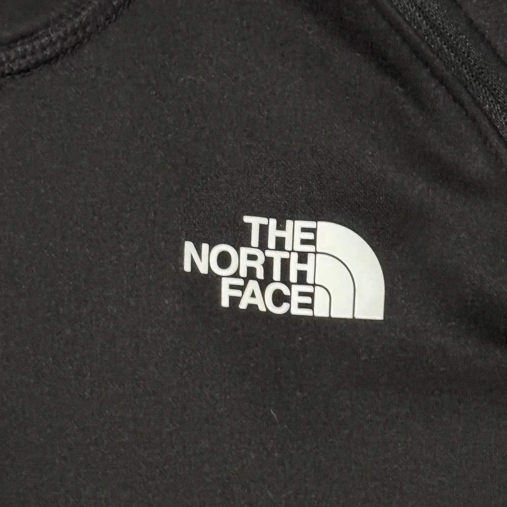 The North Face Womens‎ Pullover Black Half Zip Thumb Hole XL Top